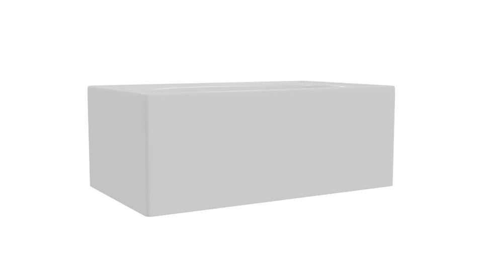 Tina De Baño Rectangular 3D Model - Professional 3D Model Render 10