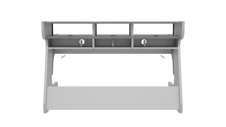 Stylish Modern Desk 3D Model - Professional 3D Model Render 5