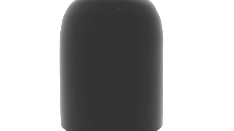 Sleek Black Air Fryer Model - Professional 3D Model Render 6