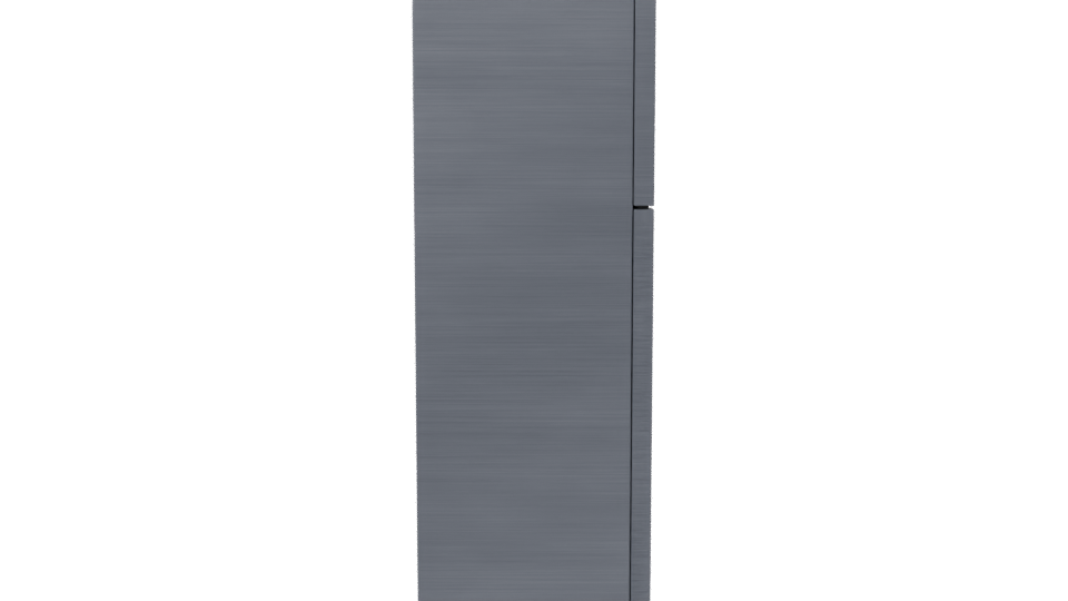 Sleek Stainless Steel Refrigerator 3D - Professional 3D Model Render 8