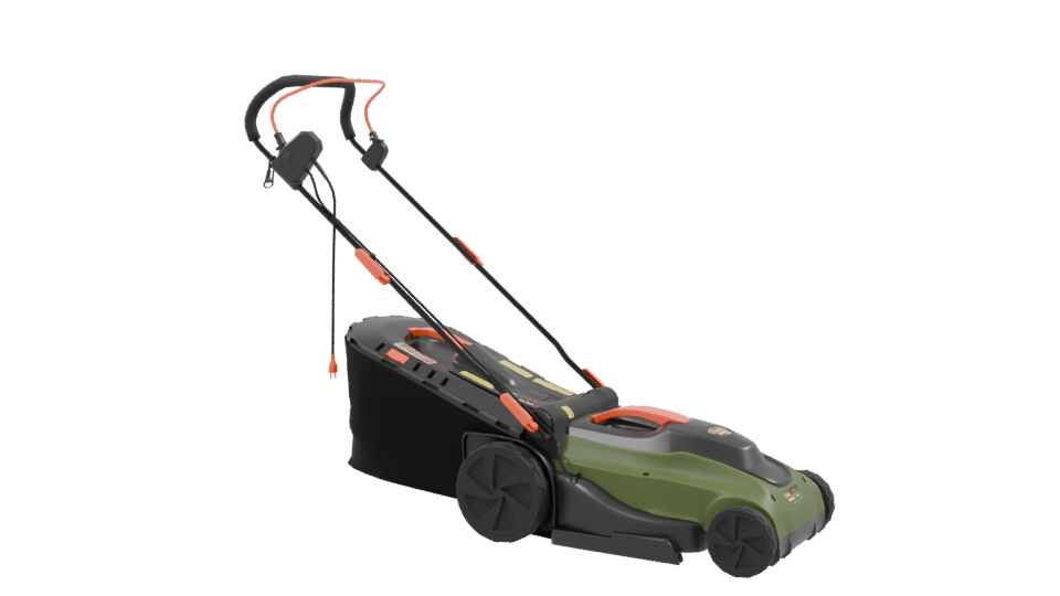 Electric Lawn Mower 3D Model - Professional 3D Model Render 9