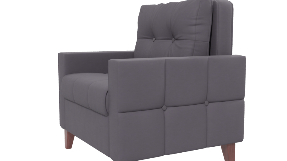 Stylish Modern Armchair Model - Professional 3D Model Render 13