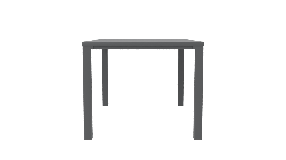 Contemporary Outdoor Dining Table 3D - Professional 3D Model Render 8
