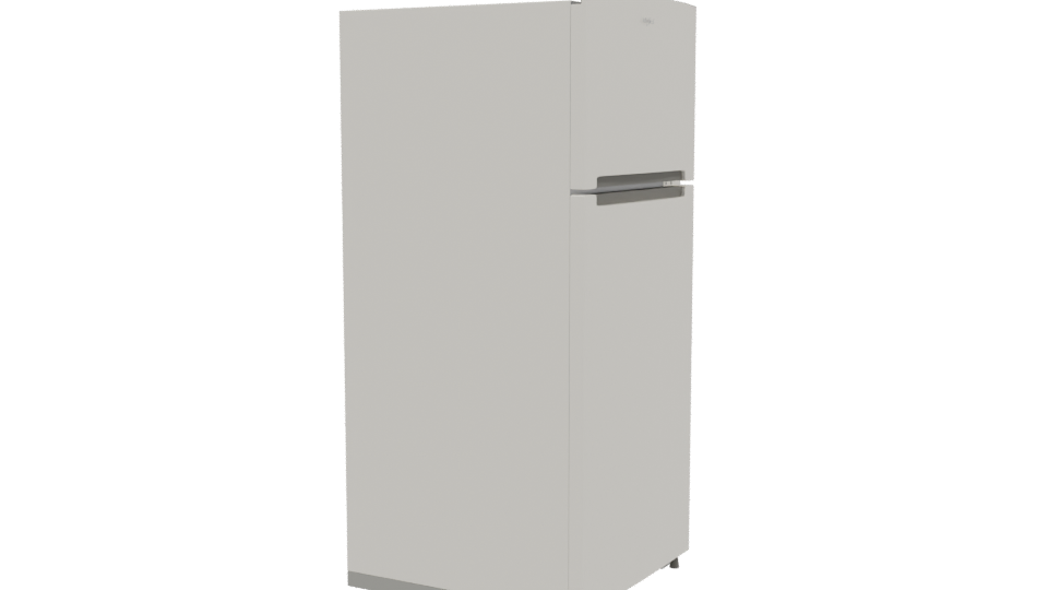 Modern Refrigerator Household Model - Professional 3D Model Render 9