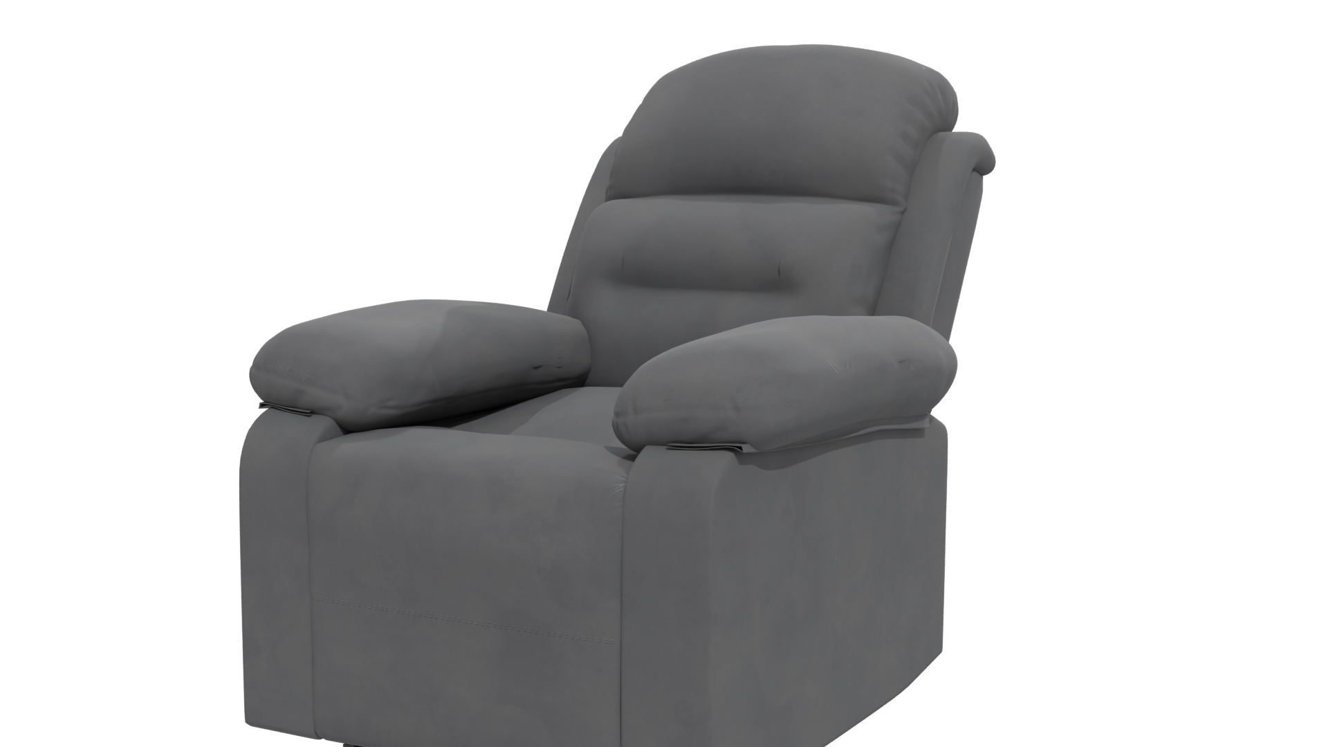 Contemporary Recliner Armchair Model - Professional 3D Model Render 12