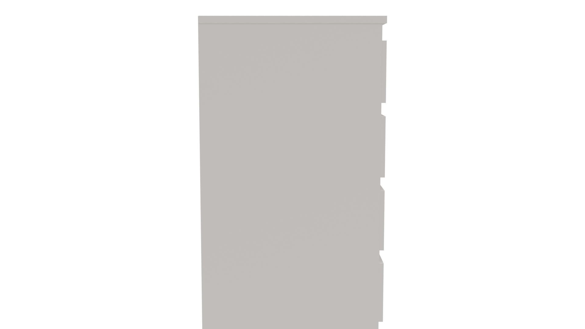 Stylish Wooden Storage Cabinet 3D - Professional 3D Model Render 3