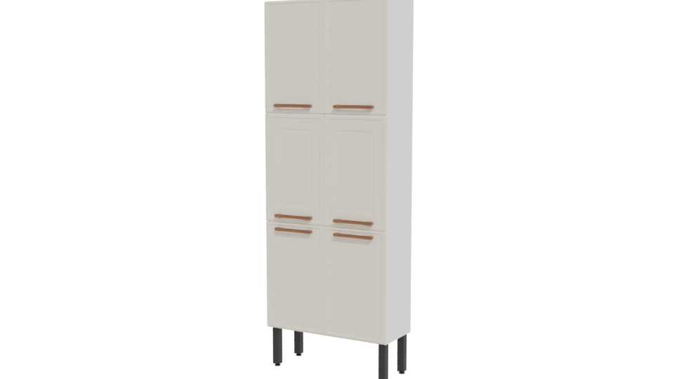 Stylish Kitchen Refrigerator 3D - Professional 3D Model Render 12