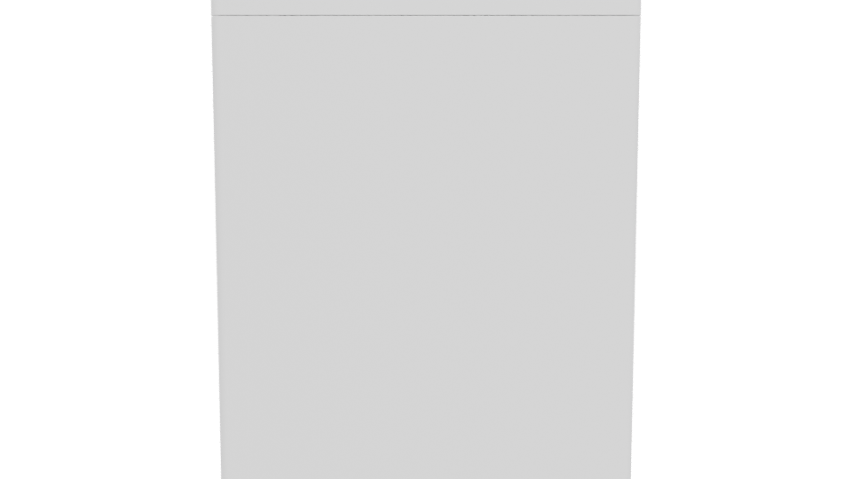 Sleek Front-Loading Washing Machine 3D Model - Professional 3D Model Render 5