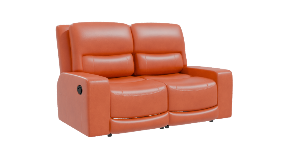 Stylish Reclining Love Seat 3D - Professional 3D Model Render 10