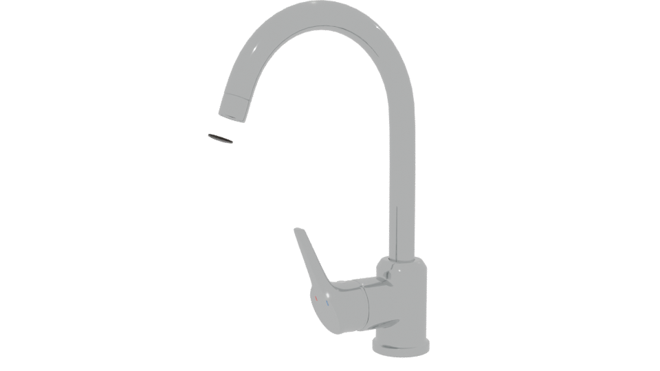 Stylish Modern Faucet 3D Model - Professional 3D Model Render 13