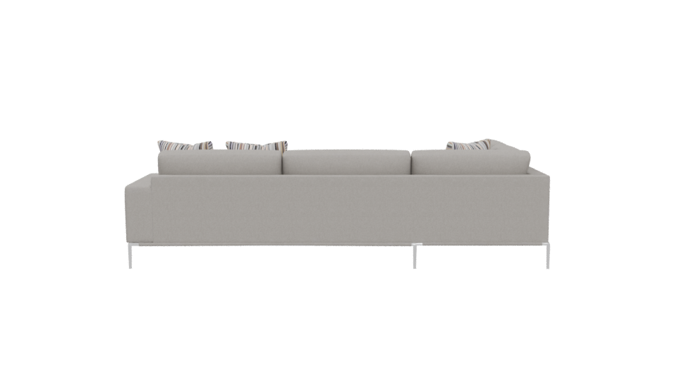 Stylish Sectional Sofa Model - Professional 3D Model Render 5
