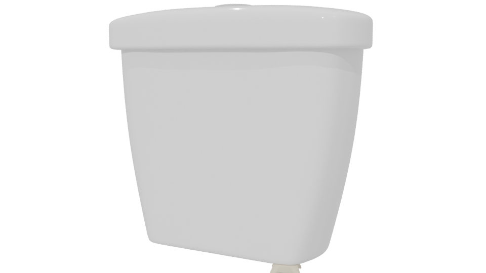 Minimalist White Pot 3D Model - Professional 3D Model Render 6