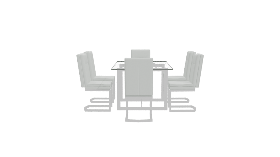 Stylish Conference Table Model - Professional 3D Model Render 11