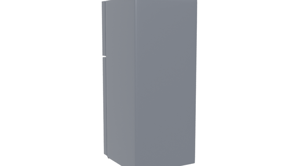 Realistic Household Refrigerator Model - Professional 3D Model Render 4