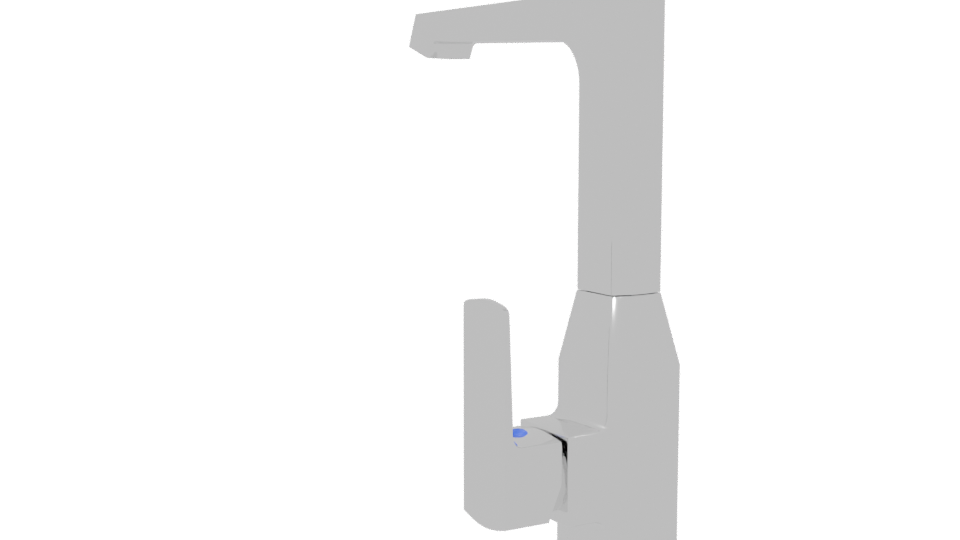 Metallic Robotic Arm Model - Professional 3D Model Render 4