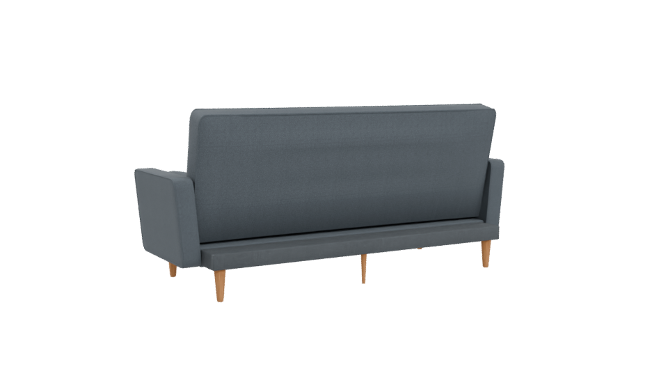Nordic Gray Sofa 3D Model - Professional 3D Model Render 4