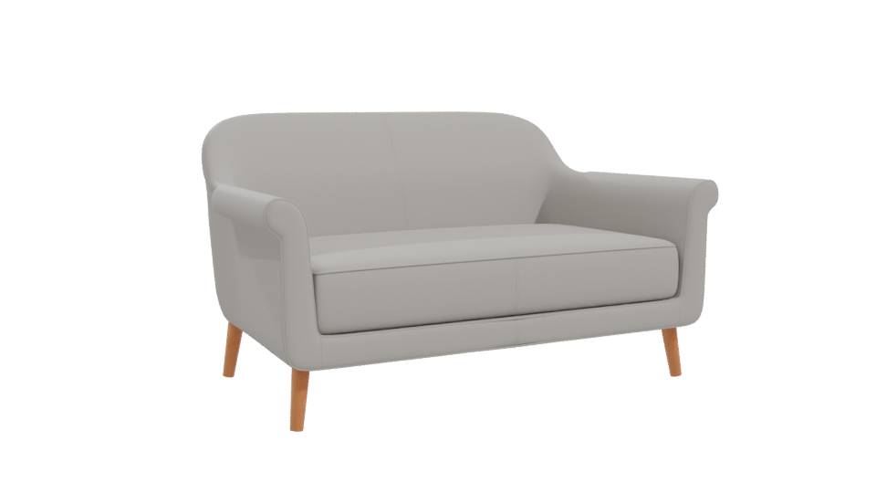 Stylish Modern Two-Seat Sofa - Professional 3D Model Render 10