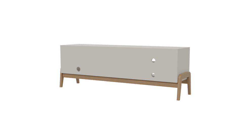 Modern TV Stand 3D Model - Professional 3D Model Render 6