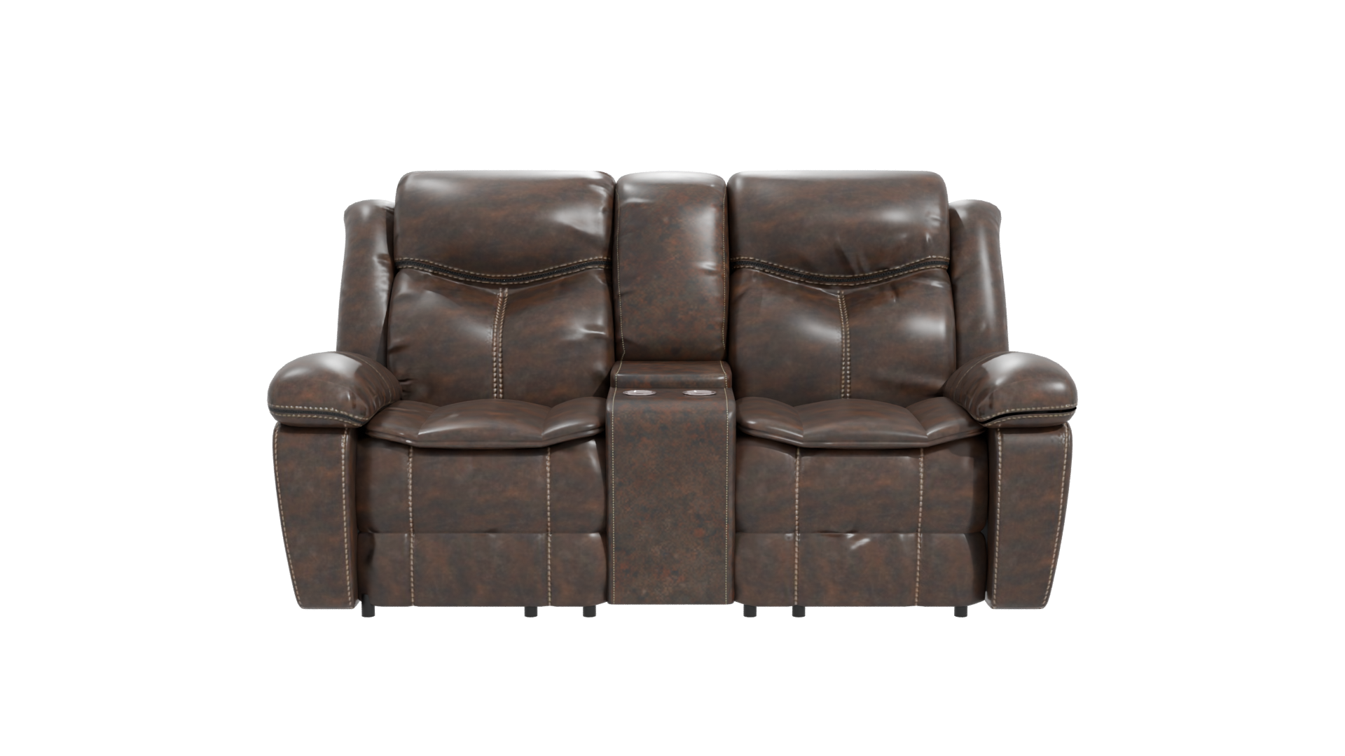 Reclinable Loveseat Sofa 3D Model - Professional 3D Model Render 11