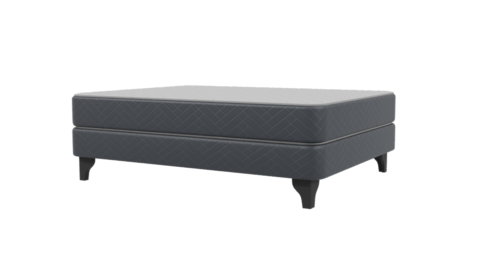 Contemporary Bed Model 3D - Professional 3D Model Render 3