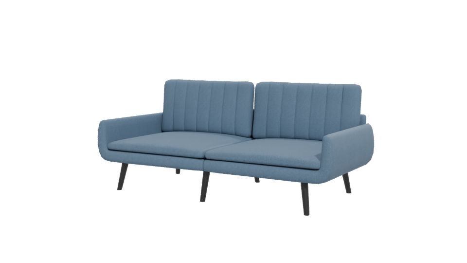 Stylish Modern Two-Seater Sofa 3D Model - Professional 3D Model Render 12