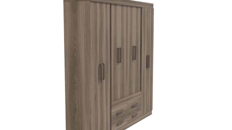 Modern Closet Napoles 3D Model - Professional 3D Model Render 9