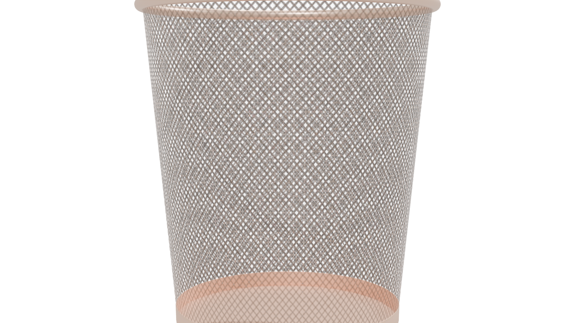 Stylish Mesh Trash Can 3D - Professional 3D Model Render 13
