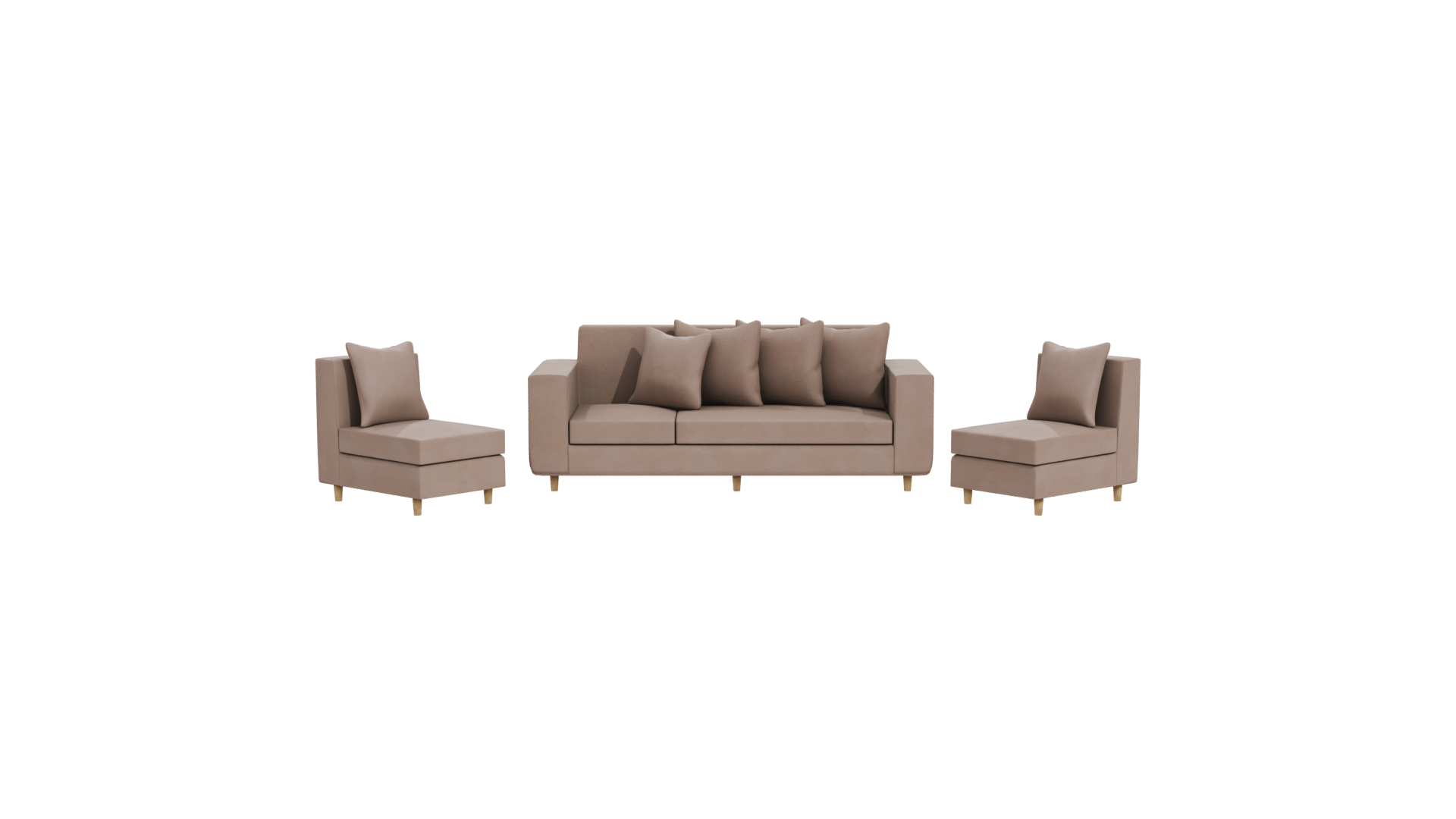 Stylish Modern Sofa Set 3D - Professional 3D Model Render 23