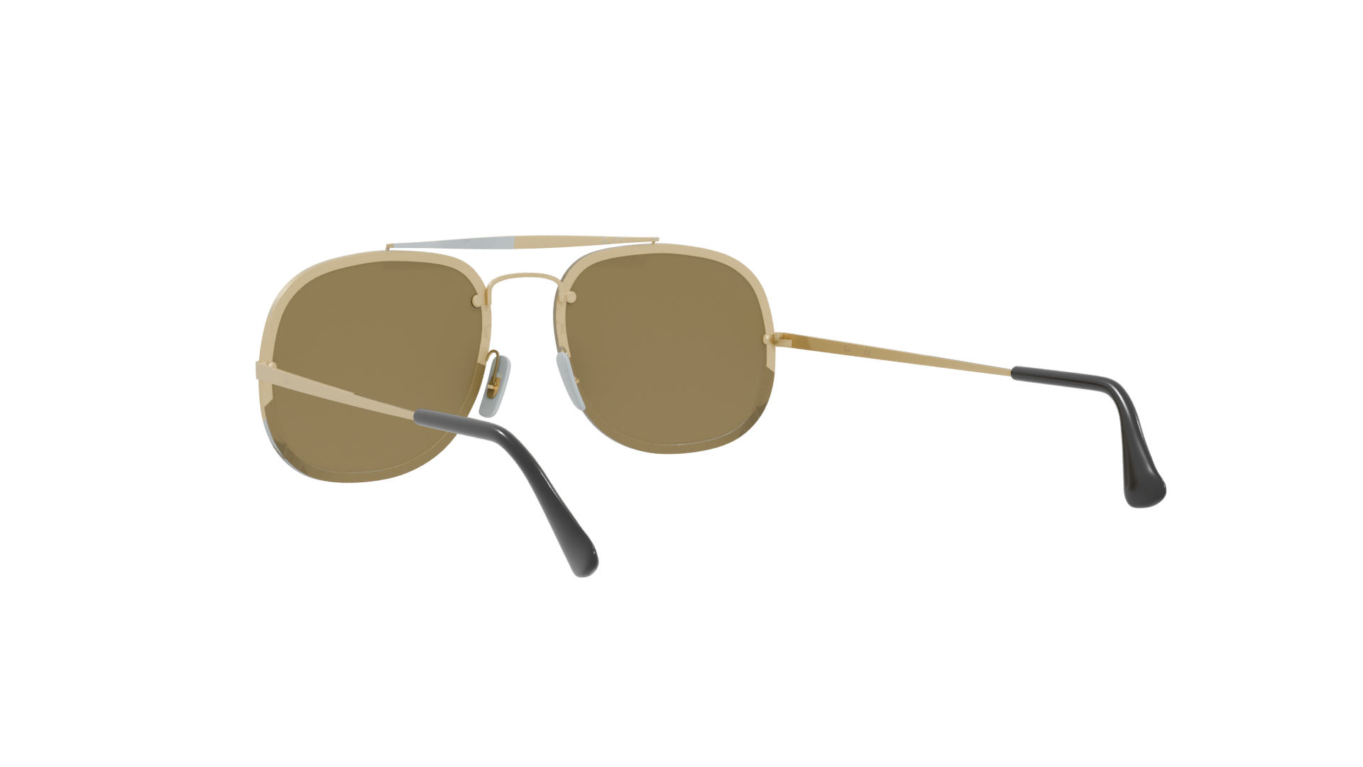 Stylish Aviator Sunglasses Model - Professional 3D Model Render 4