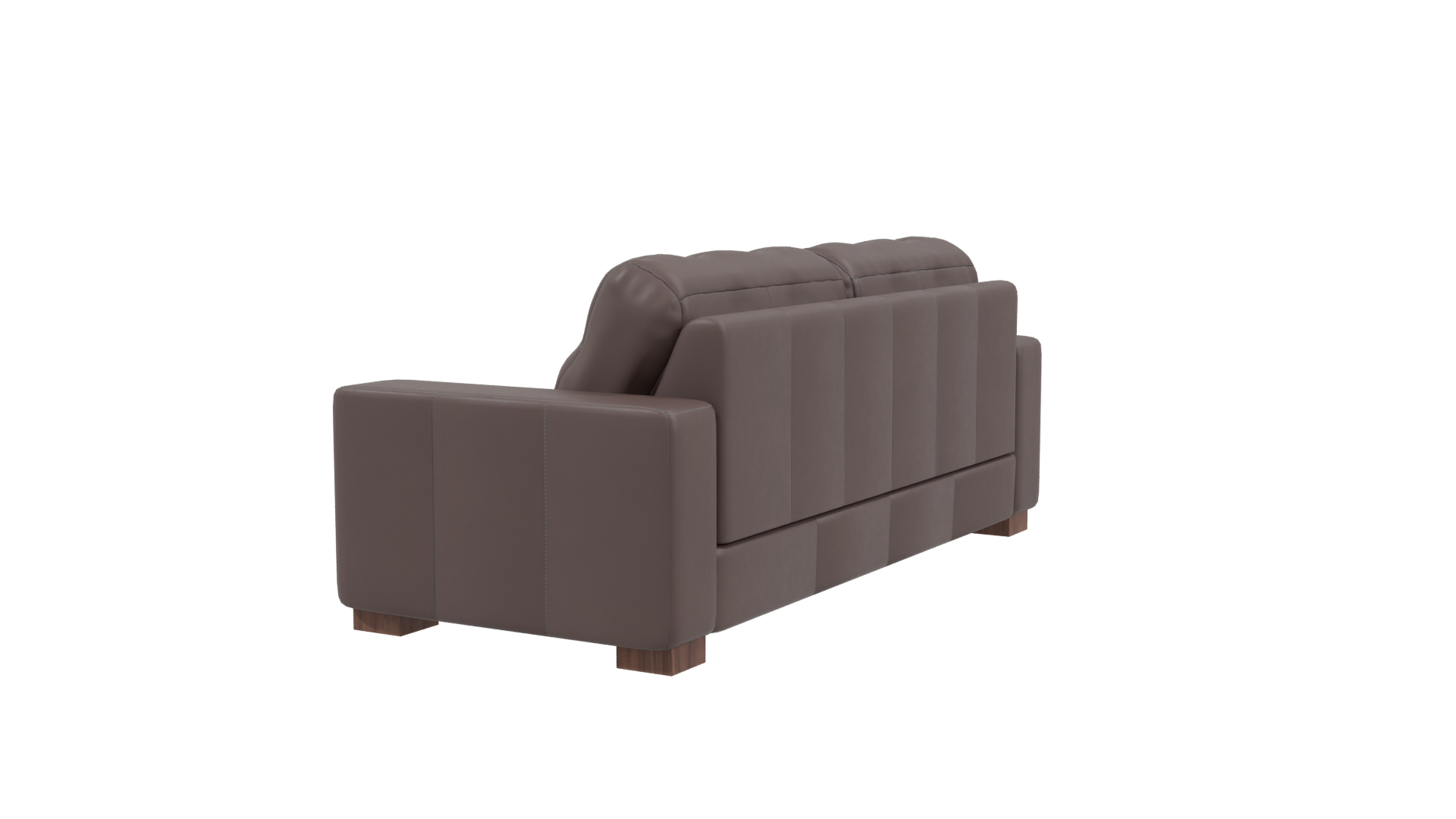 Stylish Brown Sofa 3D Model - Professional 3D Model Render 3