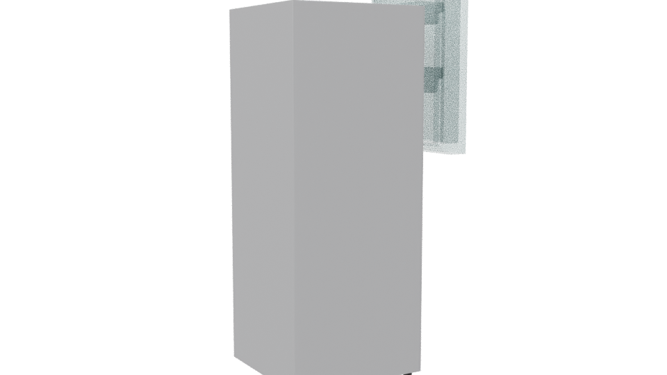 Sleek Stainless Steel Refrigerator 3D Model - Professional 3D Model Render 7