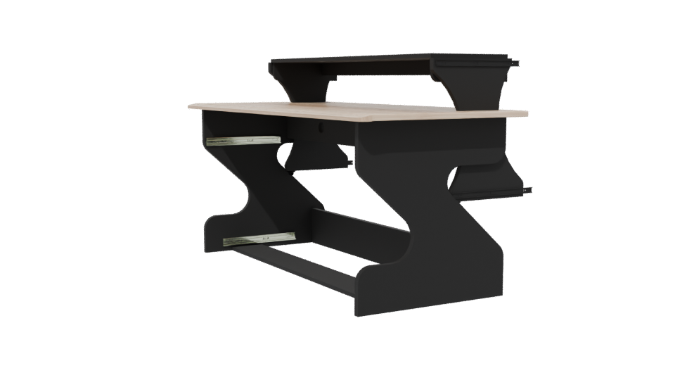Stylish Modern Office Desk 3D - Professional 3D Model Render 13