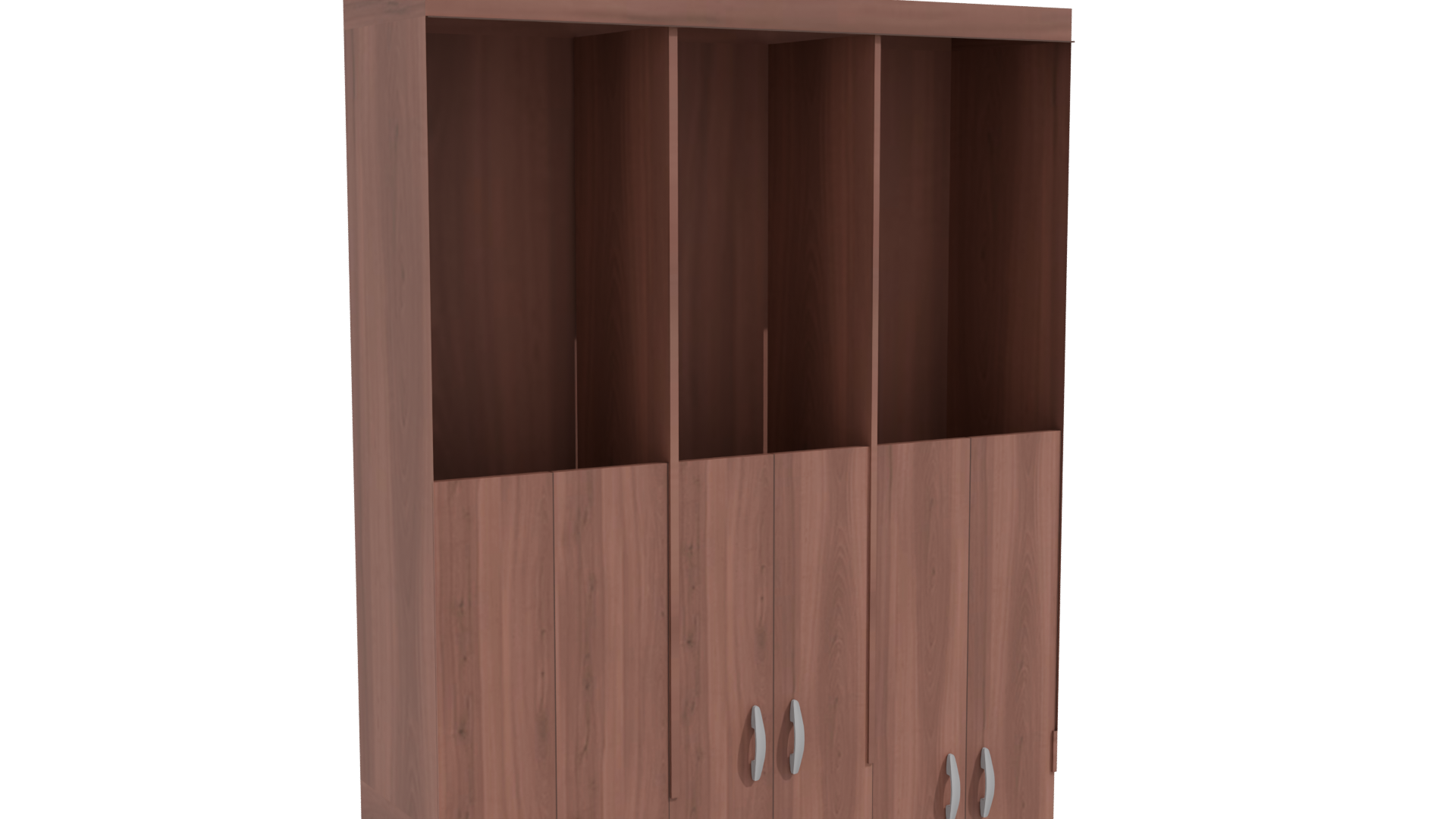 Elegant Wooden Wardrobe 3D Model - Professional 3D Model Render 10