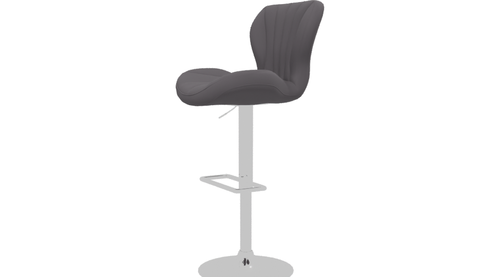 Stylish Modern Bar Stool 3D - Professional 3D Model Render 13