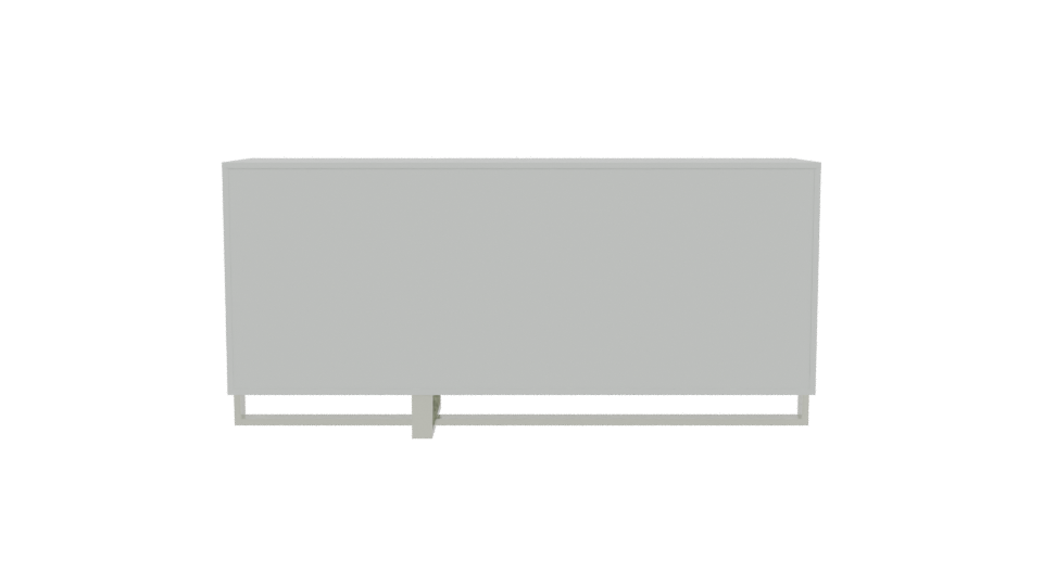 Sleek Minimalist Cabinet Model - Professional 3D Model Render 5