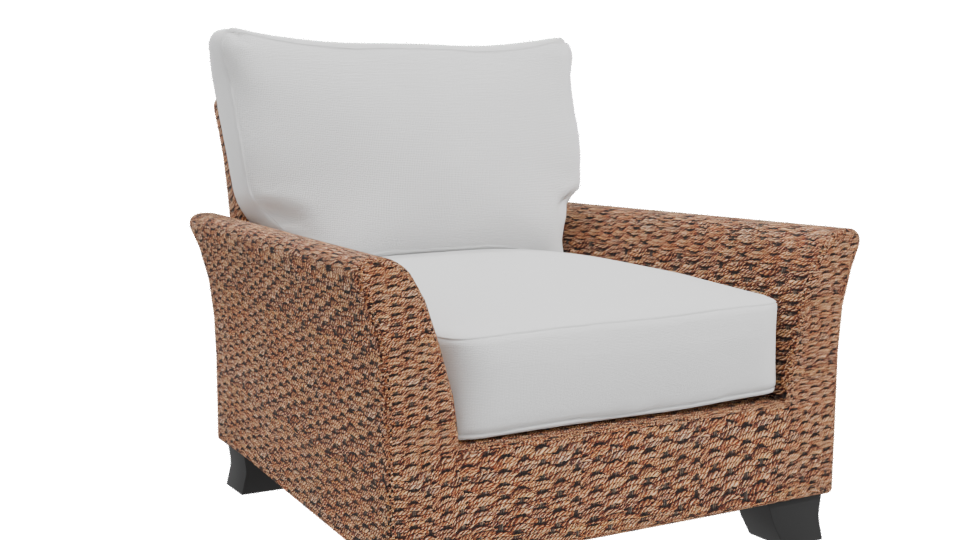 Cozy Modern Lounge Chair 3D - Professional 3D Model Render 10
