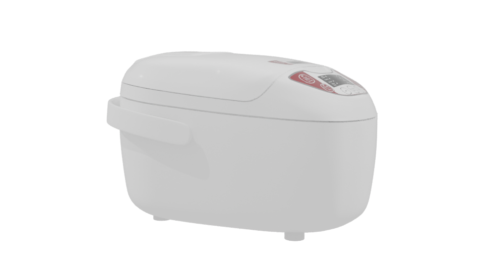 Compact Multicooker 3D Model - Professional 3D Model Render 9