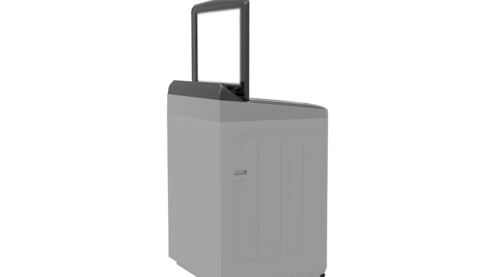 Top Loading Washing Machine 3D - Professional 3D Model Render 7