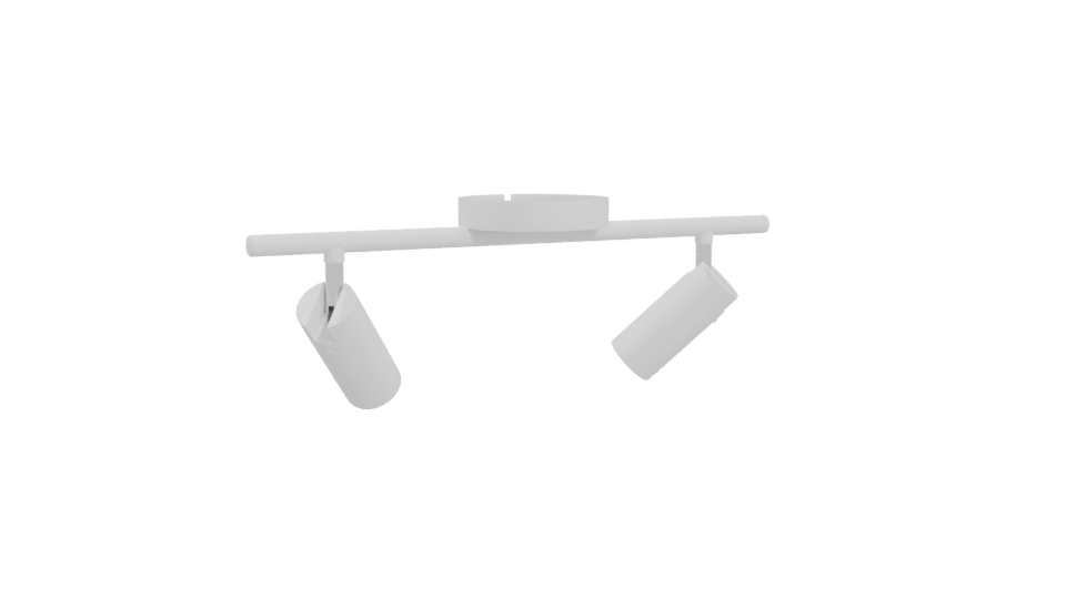 Lanark LED Double Light Fixture 3D - Professional 3D Model Render 4