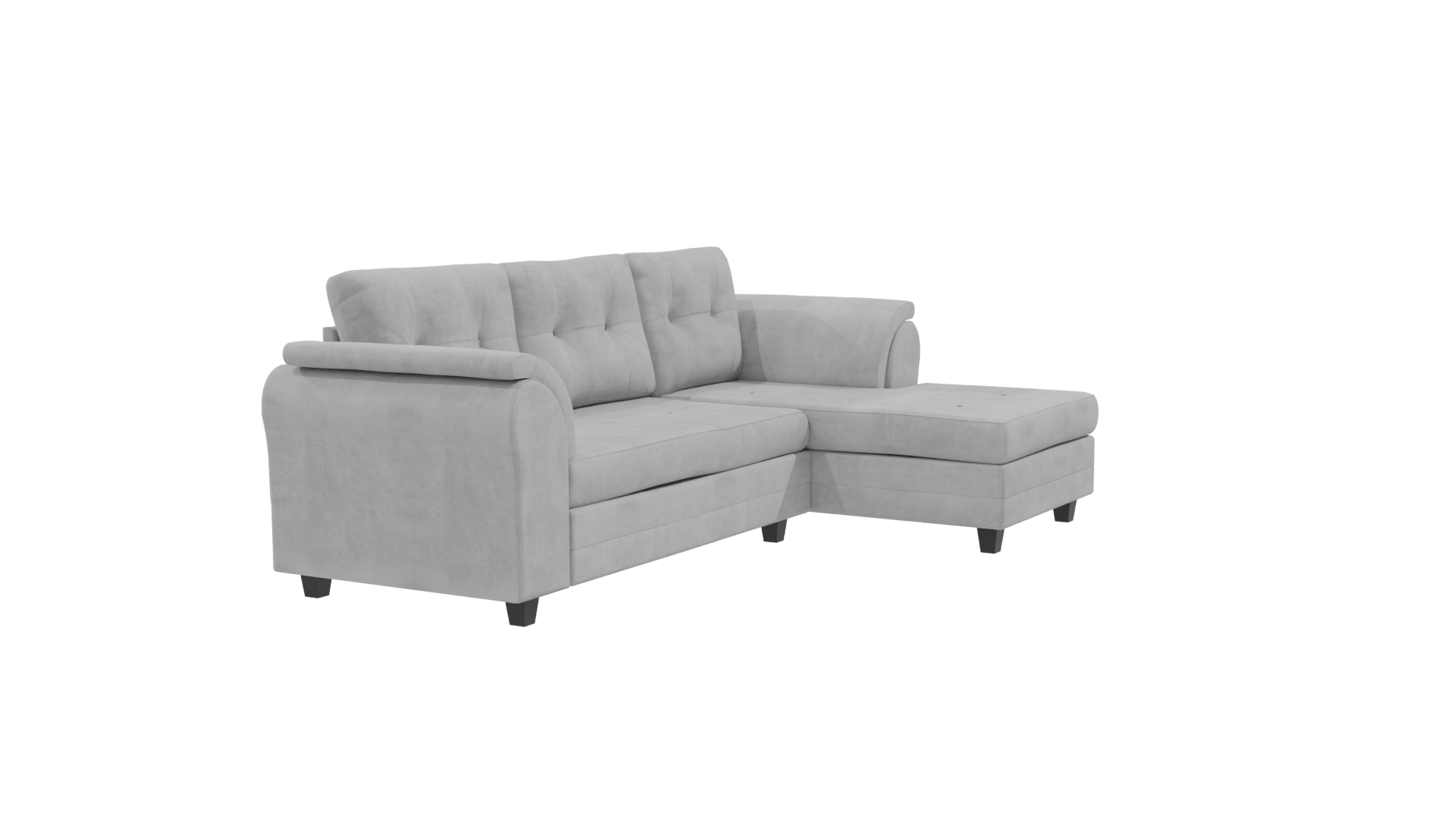 Stylish Sectional Sofa 3D Model - Professional 3D Model Render 9