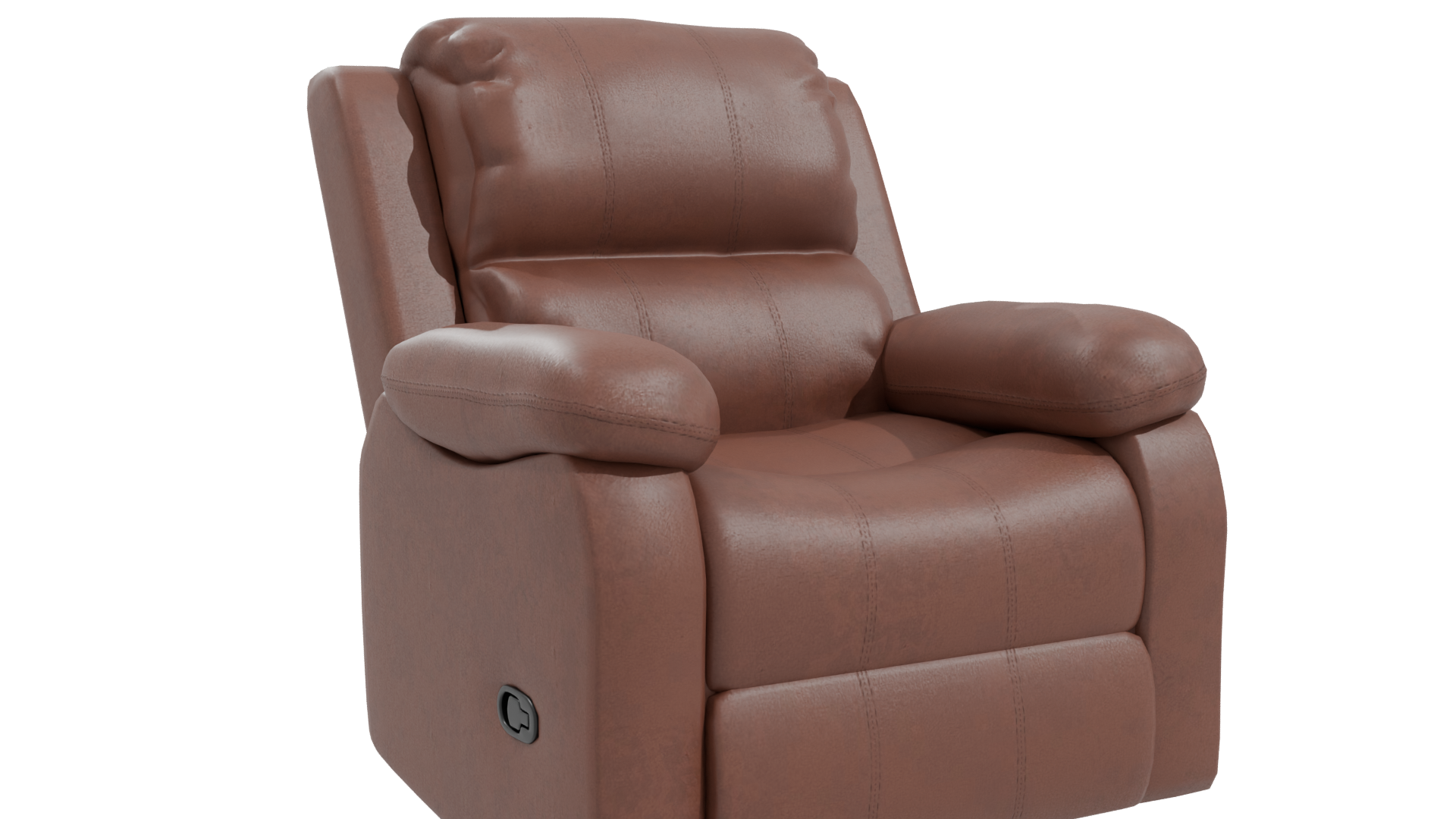 Contemporary Reclining Lounge Chair 3D - Professional 3D Model Render 10