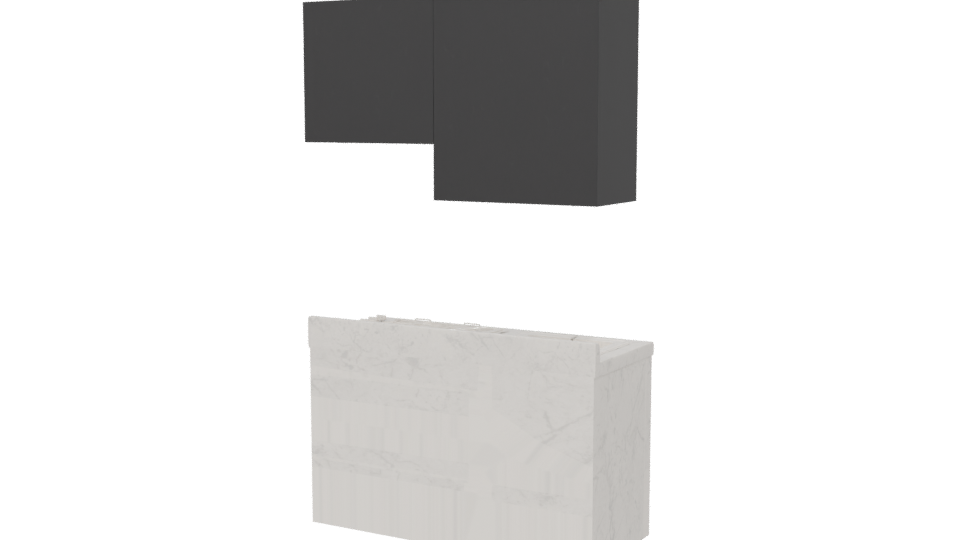 Stylish Modern Kitchen Set 3D - Professional 3D Model Render 6