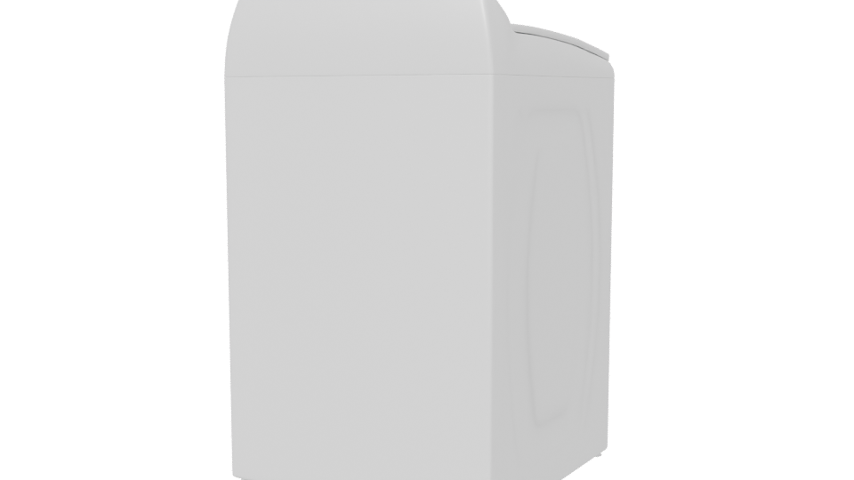 Compact Top-Loading Washing Machine 3D Model - Professional 3D Model Render 6