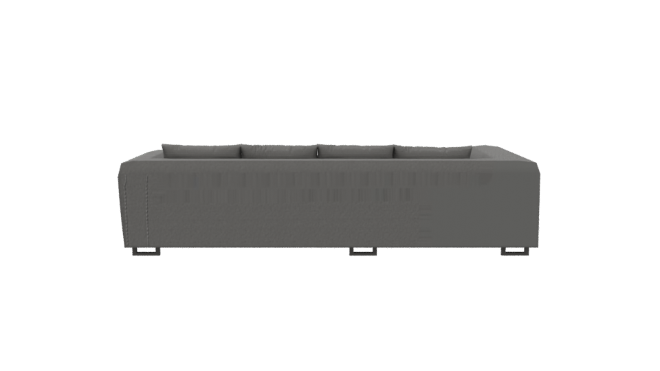 Contemporary L-Shaped Sofa Model - Professional 3D Model Render 5