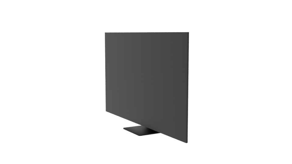 Sleek Flat Screen TV Model - Professional 3D Model Render 13
