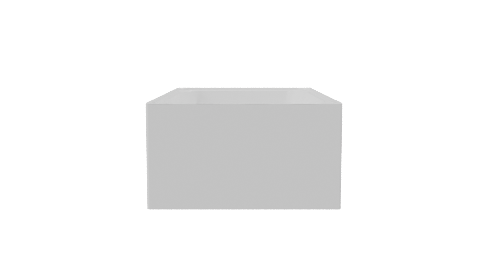 Elegant Modern Bathtub 3D Model - Professional 3D Model Render 8