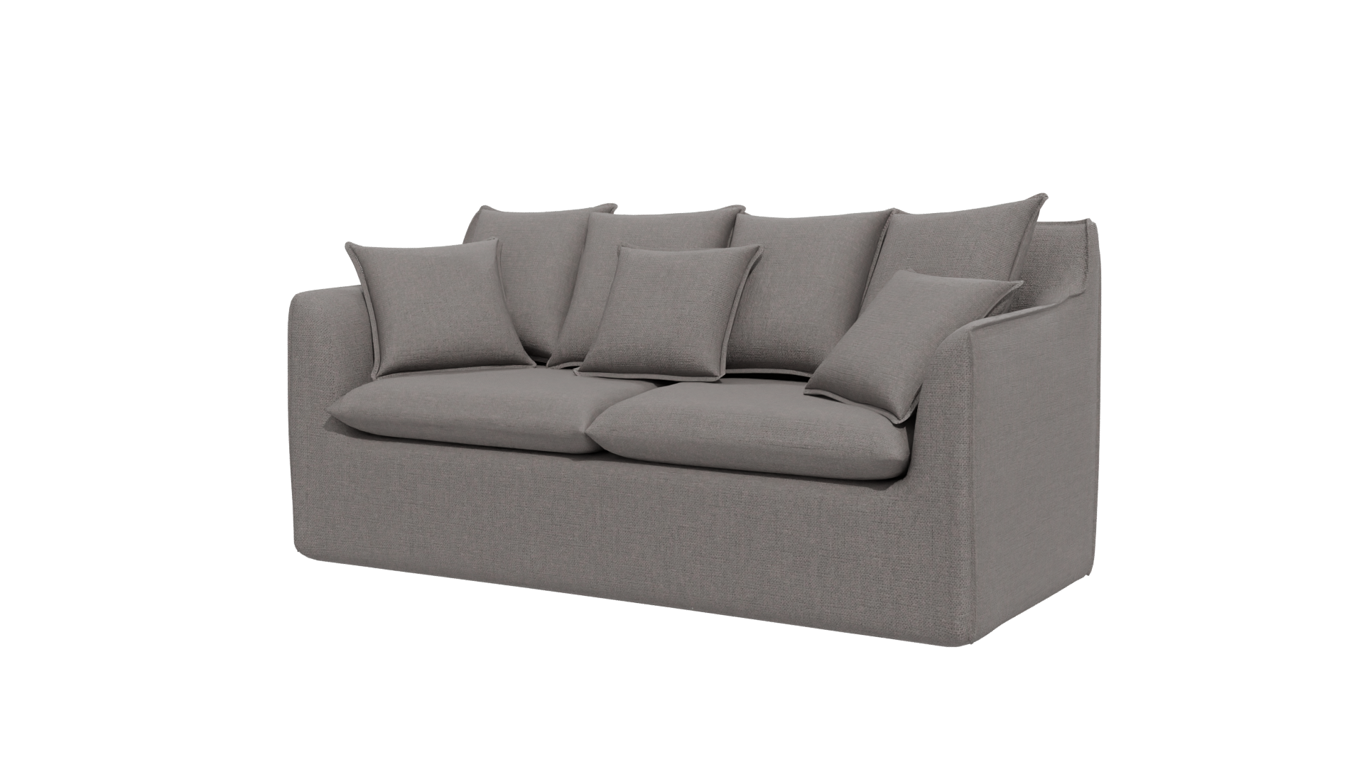 Stylish Fabric Sofa 3D Model - Professional 3D Model Render 12