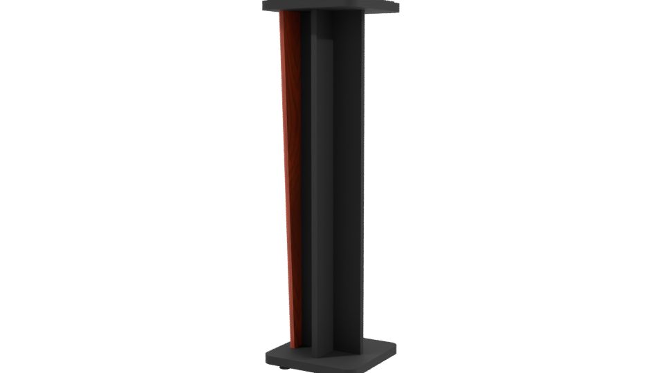 Stylish Wooden Podium Model - Professional 3D Model Render 3