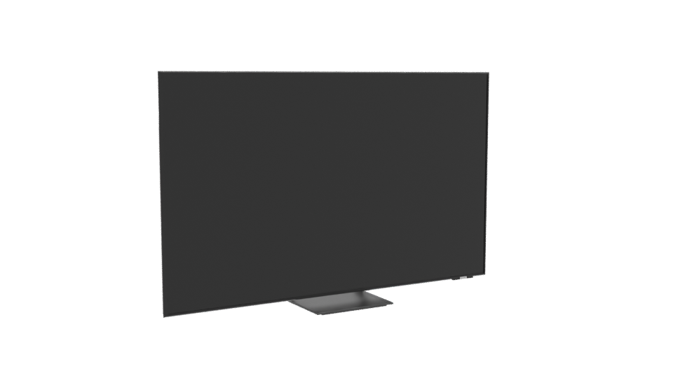 Sleek Modern Flat TV Model - Professional 3D Model Render 10