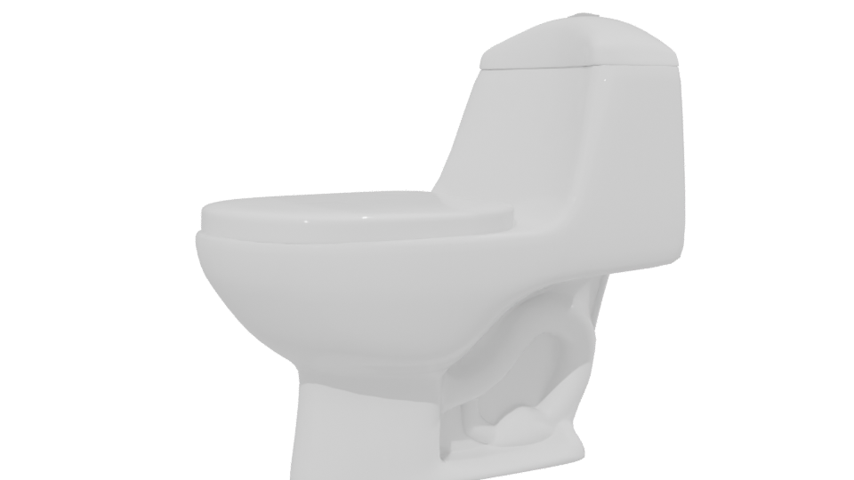 Modern Toilet 3D Model - Professional 3D Model Render 13